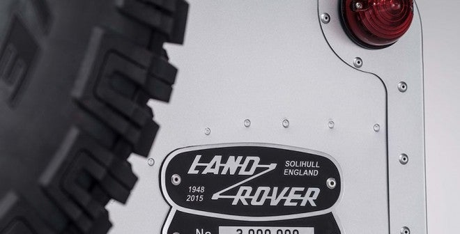 2 millones de Land Rover Defender 2 millones de Land Rover Defender