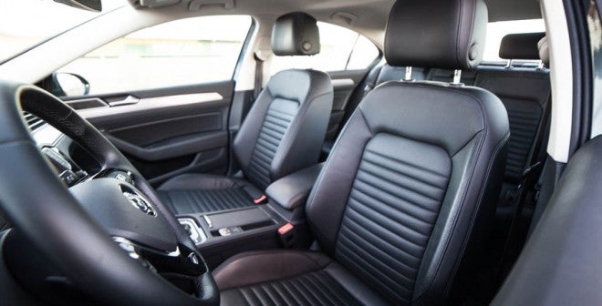Prueba-Volkswagen-Passat-Sport-2.0-TDI-150-CV-DSG, David de Miguel, Zamora (7) Tapicería de cuero del Passat