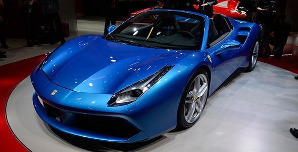 El Ferrari 488 Spider en Frankfurt 2015 El Ferrari 488 Spider en Frankfurt 2015