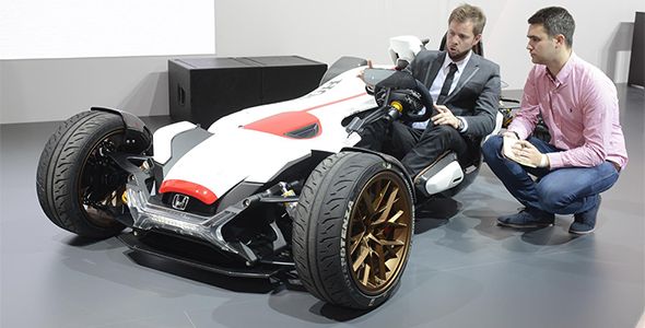 Honda Project 2&4 con el motor RC213V en Frankfurt 2015 Honda Project 2&4 con el motor RC213V en Frankfurt 2015