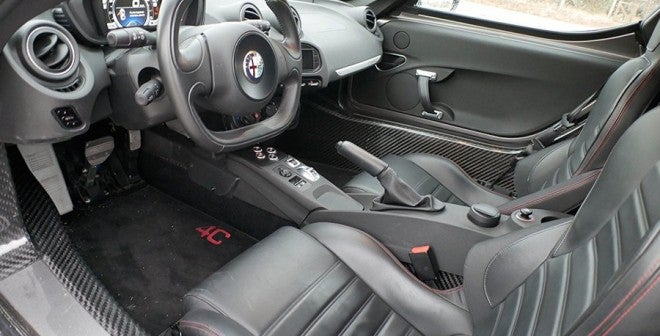 Alfa Romeo 4C interior Alfa Romeo 4C, interior, Rubén Fidalgo
