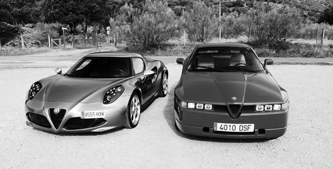 Prueba Alfa Romeo 4C vs Alfa Romeo SZ, Robledo de Chavela, Rubén Fidalgo Prueba Alfa Romeo 4C vs Alfa Romeo SZ, Robledo de Chavela, Rubén Fidalgo