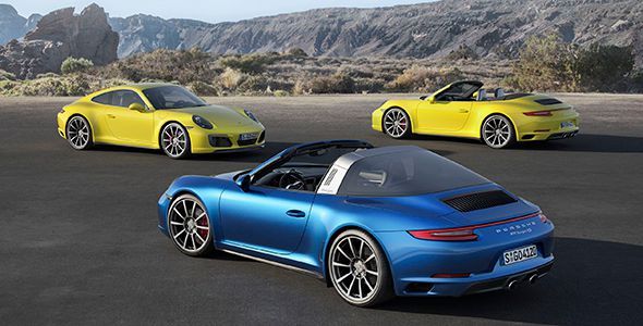 Los nuevos Porsche 911 2016 de tracción total Los nuevos Porsche 911 2016 de tracción total