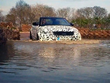 El nuevo Evoque Convertible supera la última prueba El nuevo Evoque Convertible supera la última prueba