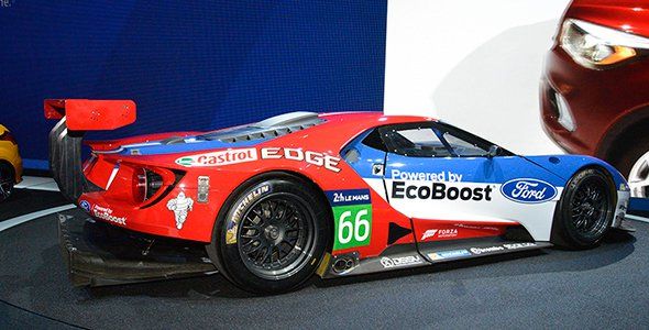 Ford GT Race Car en Los Ángeles 2015 Ford GT Race Car en Los Ángeles 2015