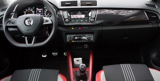 Skoda Fabia Prueba Interior del Skoda Fabia Montecarlo