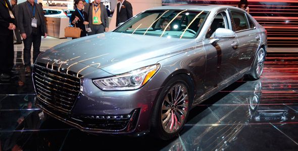 Nuevo Genesis G90 en Detroit 2016 Nuevo Genesis G90 en Detroit 2016