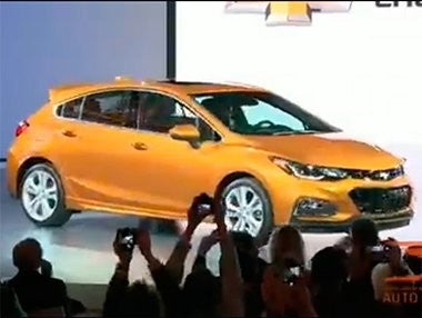 El nuevo Chevrolet Cruze y el Bolt en Detroit 2016 El nuevo Chevrolet Cruze y el Bolt en Detroit 2016