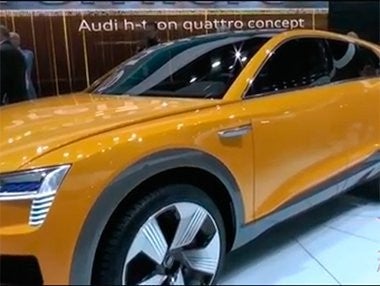 Audi A4 Allroad y Audi h tron quattro en Detroit 2016 Audi A4 Allroad y Audi h tron quattro en Detroit 2016