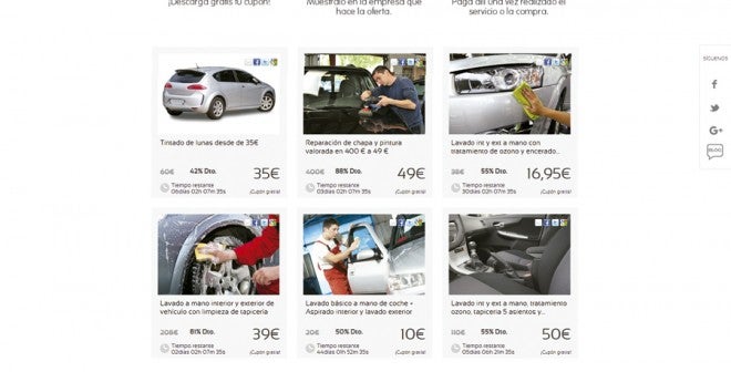 Nace la web de descuentos del sector del automóvil Nace la web de descuentos del sector del automóvil