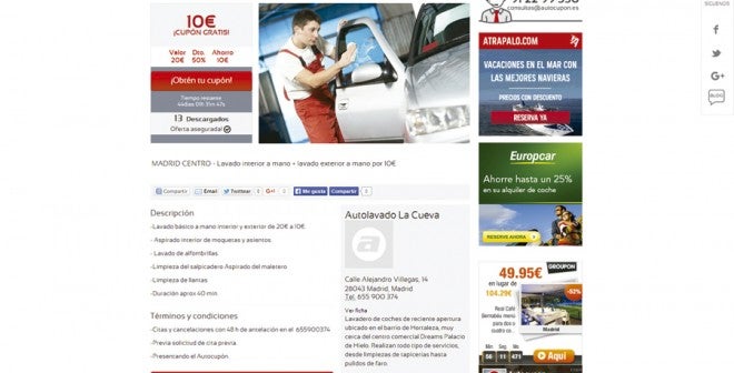 Nace la web de descuentos del sector del automóvil Nace la web de descuentos del sector del automóvil