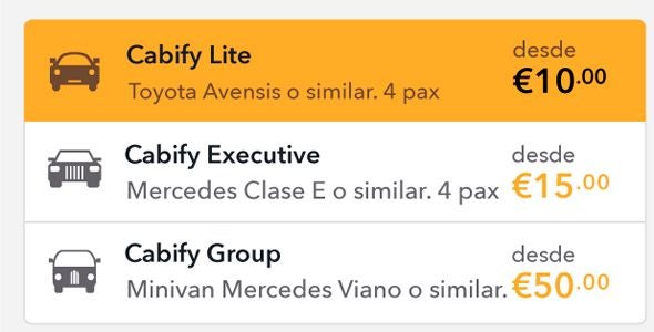 Cabify personaliza y mejora su aplicación Cabify personaliza y mejora su aplicación