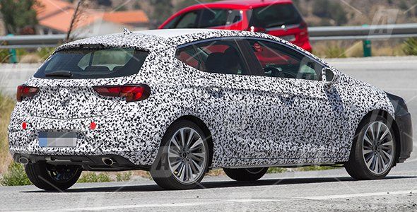 Fotos espía del nuevo Opel Astra GSi 2016 Fotos espía del nuevo Opel Astra GSi 2016