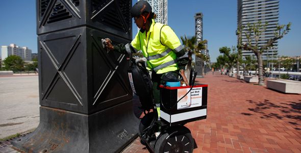 El Segway también es práctico en el ámbito profesional El Segway también es práctico en el ámbito profesional