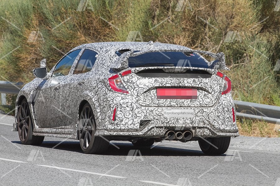 Fotos espía del Honda Civic Type R 2017