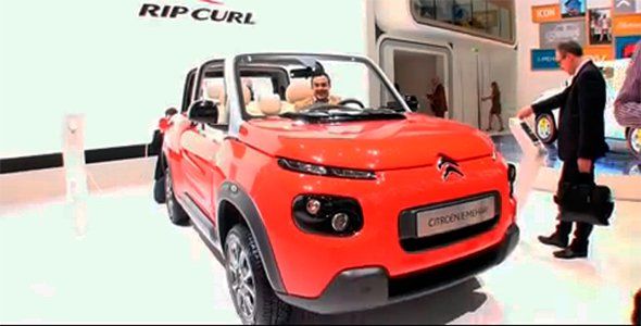 Citroën e-Mehari de Rétromobile a Ginebra 2016 Citroën e-Mehari de Rétromobile a Ginebra 2016