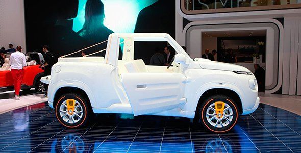 El Citroën E-Mehari styled by Courrèges en el Salón de Ginebra El Citroën E-Mehari styled by Courrèges en el Salón de Ginebra
