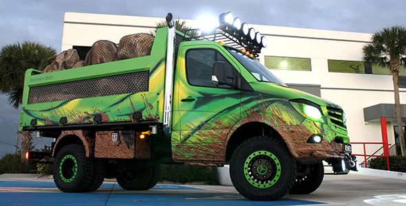La Mercedes Sprinter más radical está pensada para trabajar La Mercedes Sprinter más radical está pensada para trabajar