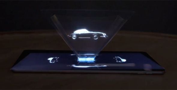 Un holograma del 911, la nueva publicidad de Porsche Un holograma del 911, la nueva publicidad de Porsche
