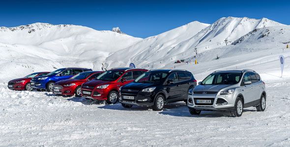 El Ford Kuga y el Mondeo a prueba a 2.000 metros de altura El Ford Kuga y el Mondeo a prueba a 2.000 metros de altura