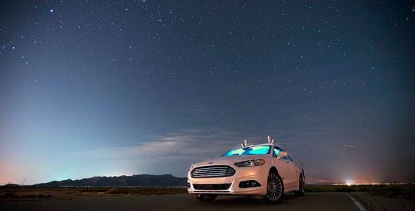 Así ven los coches autónomos de Ford en la oscuridad Así ven los coches autónomos de Ford en la oscuridad