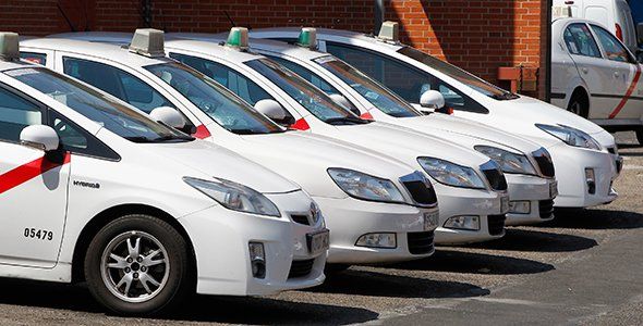 Séptima huelga de taxistas contra Cabify y Uber Séptima huelga de taxistas contra Cabify y Uber