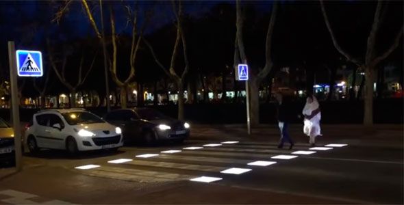 Los pasos de cebra inteligentes llegan a España Los pasos de cebra inteligentes llegan a España