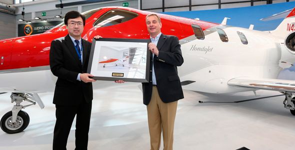 El primer HondaJet, ya en Europa El primer HondaJet, ya en Europa