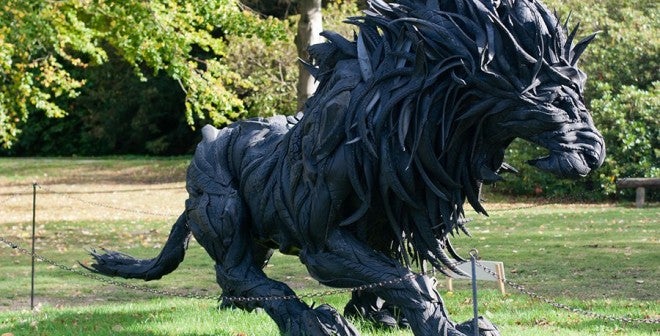 Qué pasa con los neumáticos reciclados escultura Qué pasa con los neumáticos reciclados escultura
