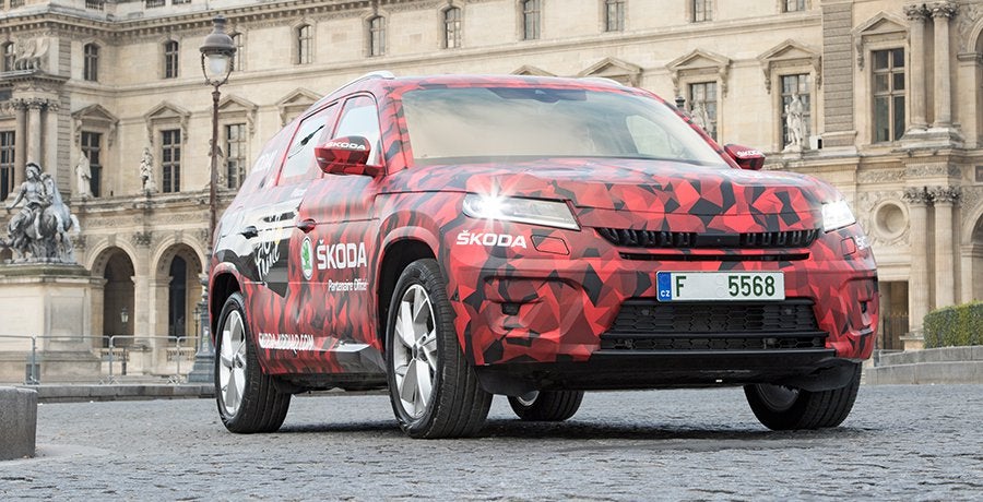 El Skoda Kodiaq en el Tour de Francia 2016 El Skoda Kodiaq en el Tour de Francia 2016