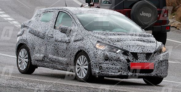 Fotos espía del nuevo Nissan Micra 2017 Fotos espía del nuevo Nissan Micra 2017