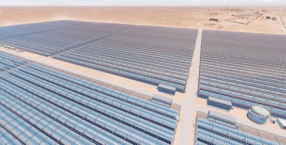 Planta solar para producir petróleo Planta solar para producir petróleo