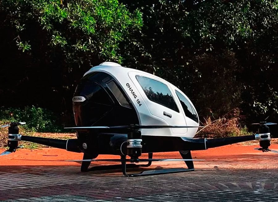 El Ehang 184 podría ser el primer drone taxi El Ehang 184 podría ser el primer drone taxi