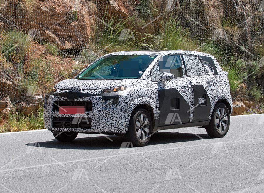 Fotos espía del Citroën C3 Picasso 2017 Fotos espía del Citroën C3 Picasso 2017
