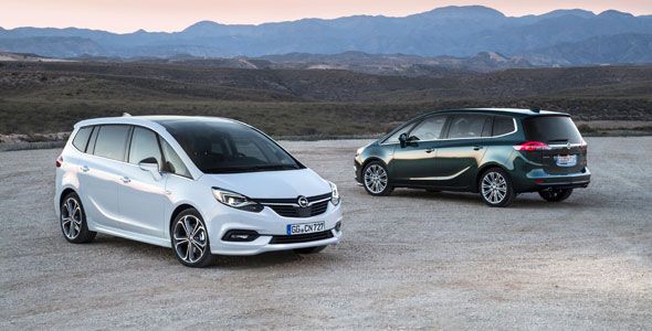 Primeras imágenes del nuevo Opel Zafira Primeras imágenes del nuevo Opel Zafira