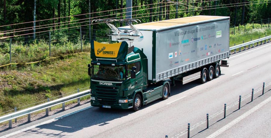 Suecia abre una autopista eléctrica para camiones Suecia abre una autopista eléctrica para camiones