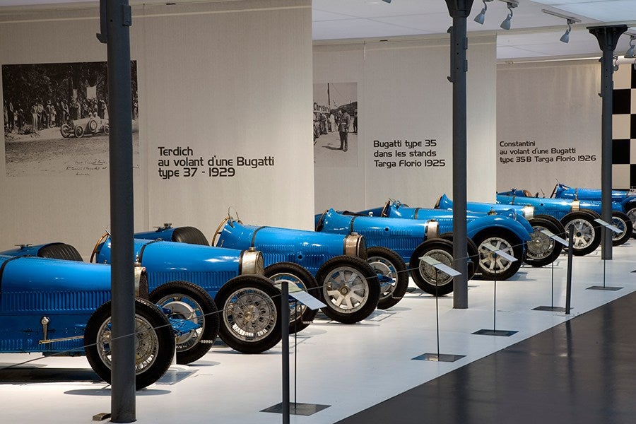 El Museo Schlumpf posee la mayor colección de Bugatti del mundo.