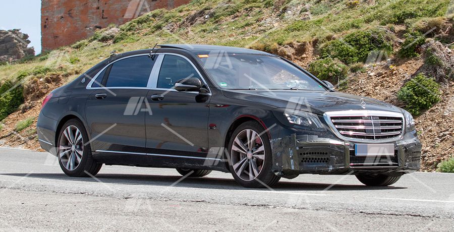 Fotos espía del renovado Mercedes S 600 Maybach 2017 Fotos espía del renovado Mercedes S 600 Maybach 2017