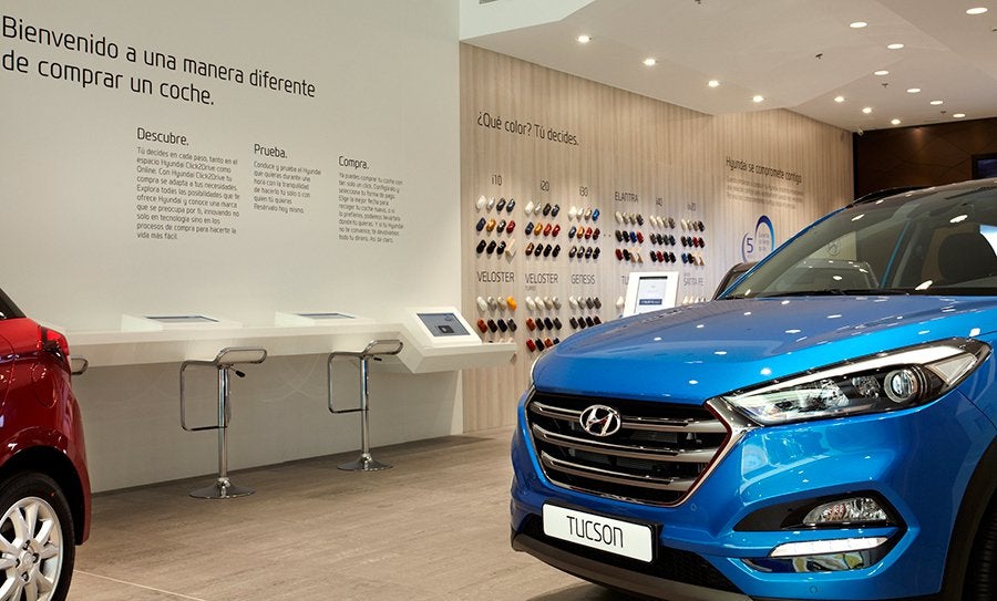 Inauguración Click2Drive de Hyundai en España