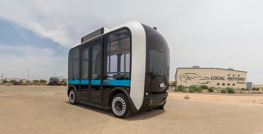 Olli, el autobús autónomo y eléctrico que charla con los pasajeros Olli, el autobús autónomo y eléctrico que charla con los pasajeros