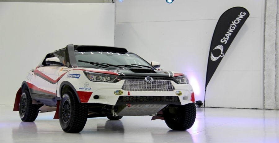 El nuevo SsangYong Tivoli debuta en la Baja Aragón 2016 El nuevo SsangYong Tivoli debuta en la Baja Aragón 2016