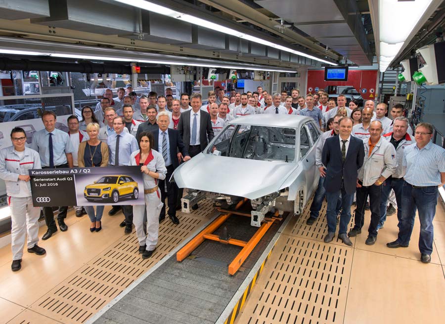 Audi Q2 arranca la producción del SUV pequeño Audi Q2 arranca la producción del SUV pequeño