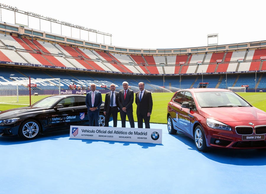 Este es el coche del Atlético de Madrid Este es el coche del Atlético de Madrid