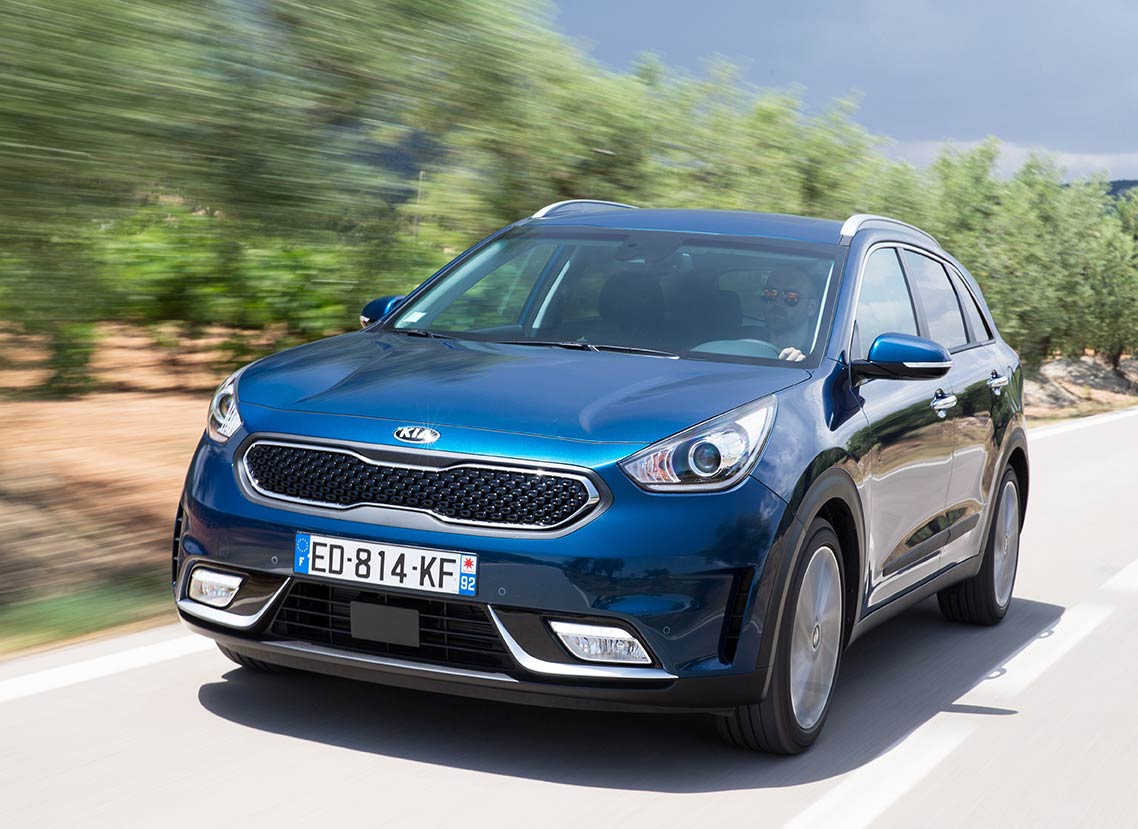 Según el acabado, el Kia Niro puede montar faros de Xenon.