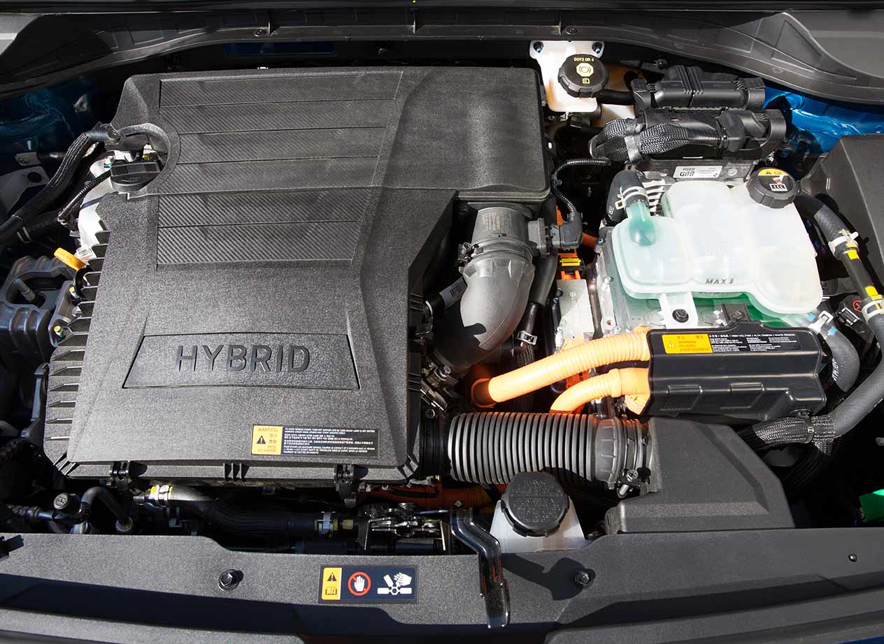 Junto al motor de combustión, el Kia Niro monta uno eléctrico.
