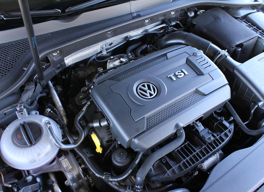 Destaca, el motor TSI, porque entrega la potencia máxima en un amplio rango de revoluciones.