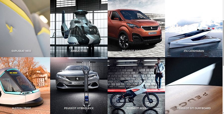 Nueva web e Instagram de Peugeot Design Lab Nueva web e Instagram de Peugeot Design Lab