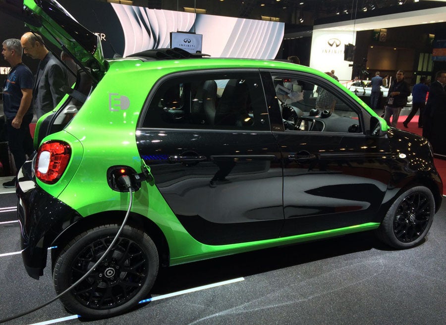 El nuevo Smart Electric Drive en el Salón de París 2016