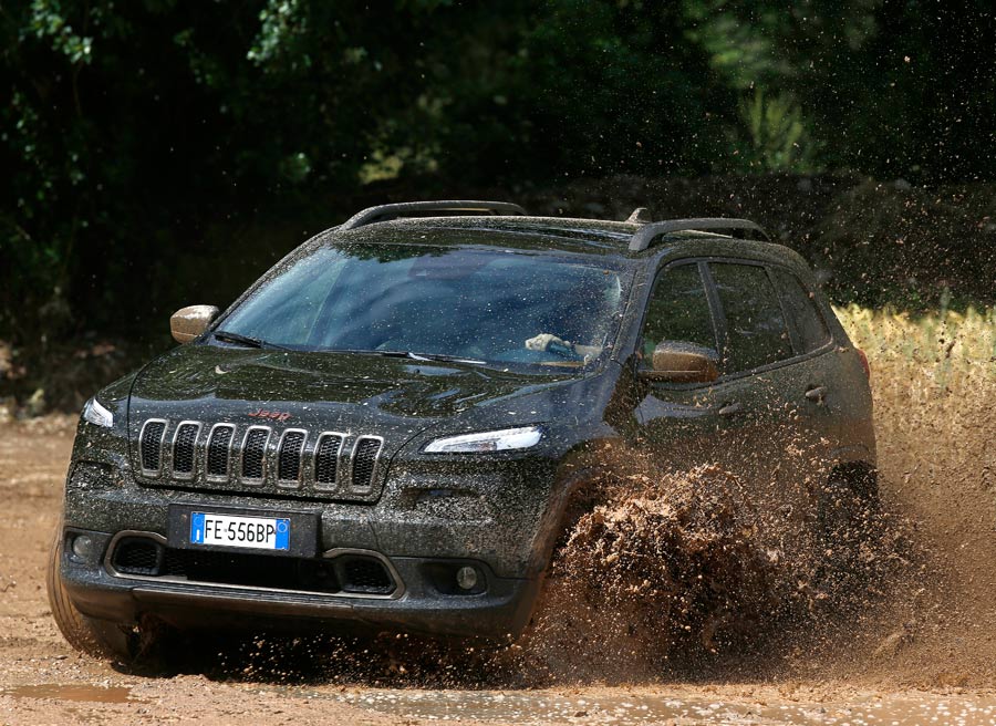 El Jeep Cherokee 75 aniversario cuenta con tracción a las 4 ruedas, como todos sus hermanos.