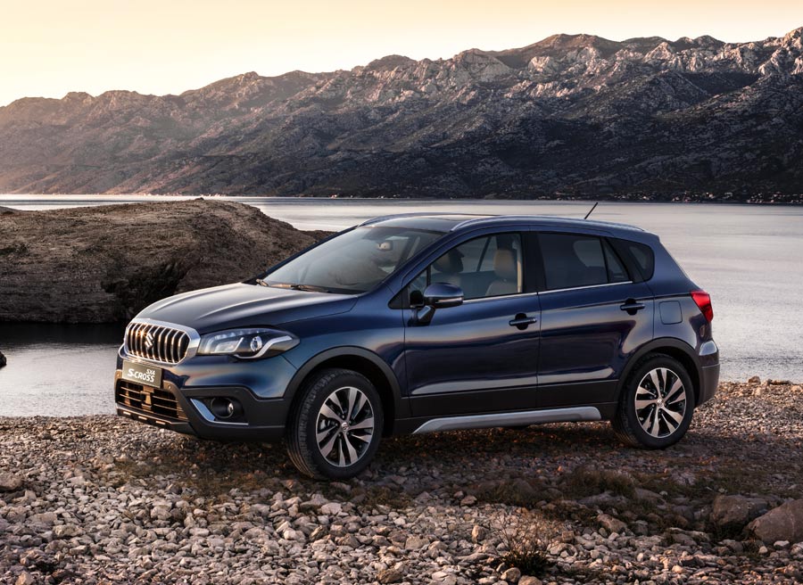 El nuevo Suzuki S-Cross cuenta con tracción delantera o a las 4 ruedas, 4WD.